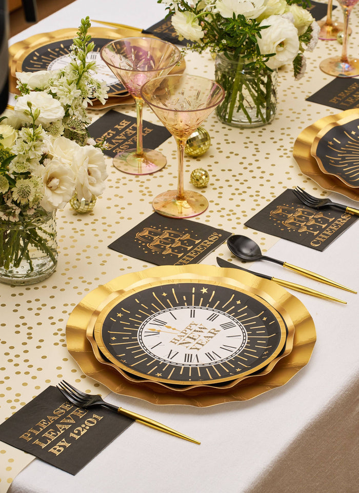Midnight Sparkle Salad Plates/8pk