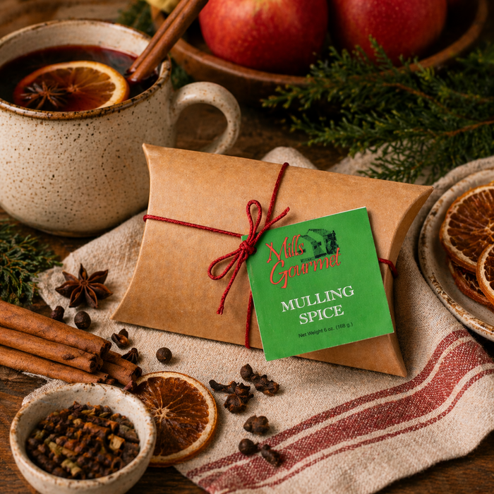 Mulling Spice Blend - 1 Gallon - 6 oz Kraft Pillow Box