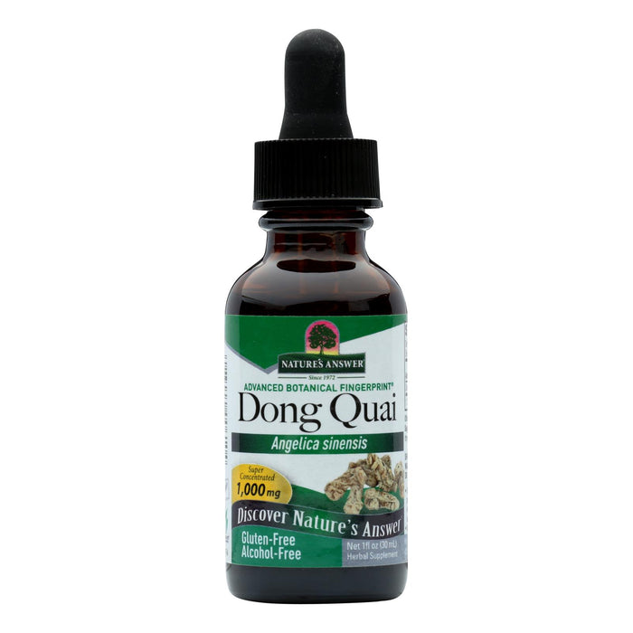 Nature's Answer - Dong Quai Root Alcohol Free - 1 Fl Oz - Vita-Shoppe.com