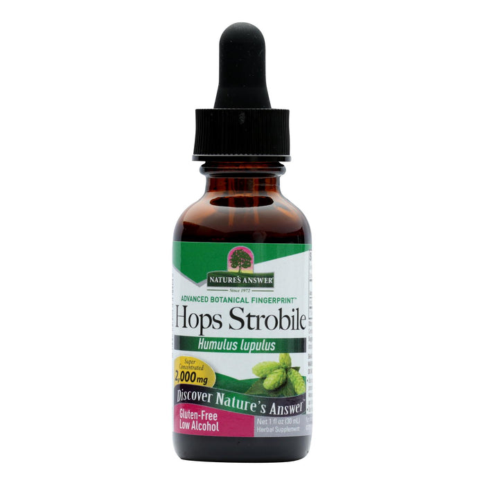 Nature's Answer - Hops Strobile Extract - 1 Fl Oz - Vita-Shoppe.com