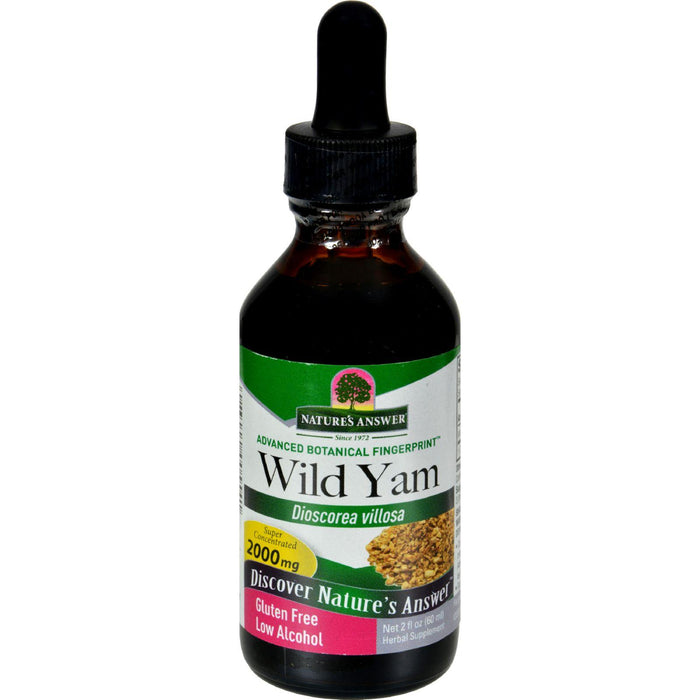 Nature's Answer Wild Yam Root - 2 Fl Oz - Vita-Shoppe.com