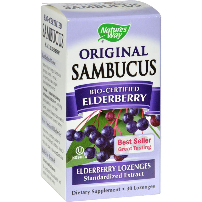 Nature's Way Sambucus Original Lozenges - 30 Lozenges - Vita-Shoppe.com