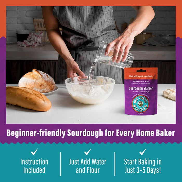 Non-GMO Sourdough Starter | Freeze Dried |  12gm