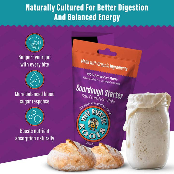 Non-GMO Sourdough Starter | Freeze Dried |  12gm