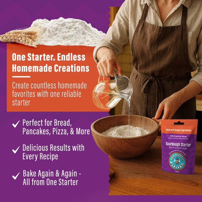 Non-GMO Sourdough Starter | Freeze Dried |  12gm