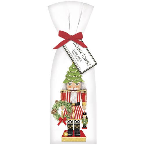 Nutcracker Wreath Towel Set