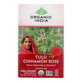 Organic India Tulsi Tea Cinnamon Rose - 18 Tea Bags - Case Of 6 - Vita-Shoppe.com