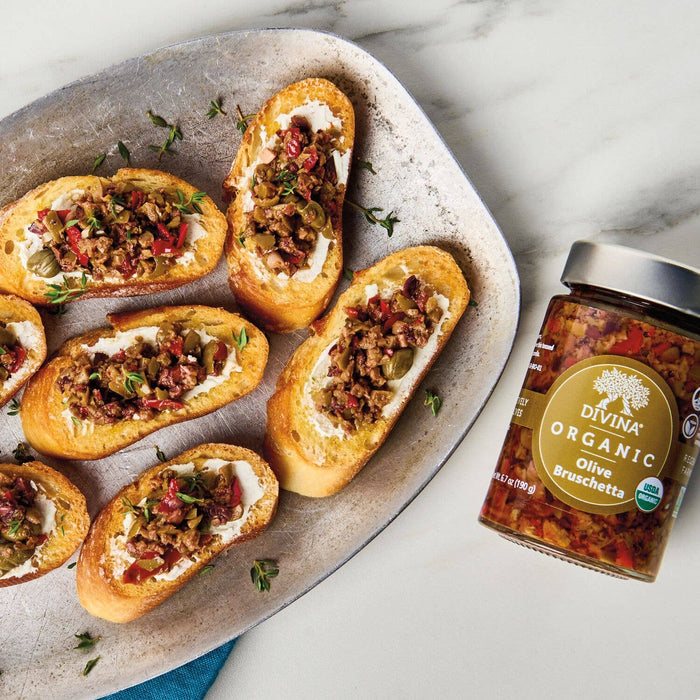 Organic Olive Bruschetta