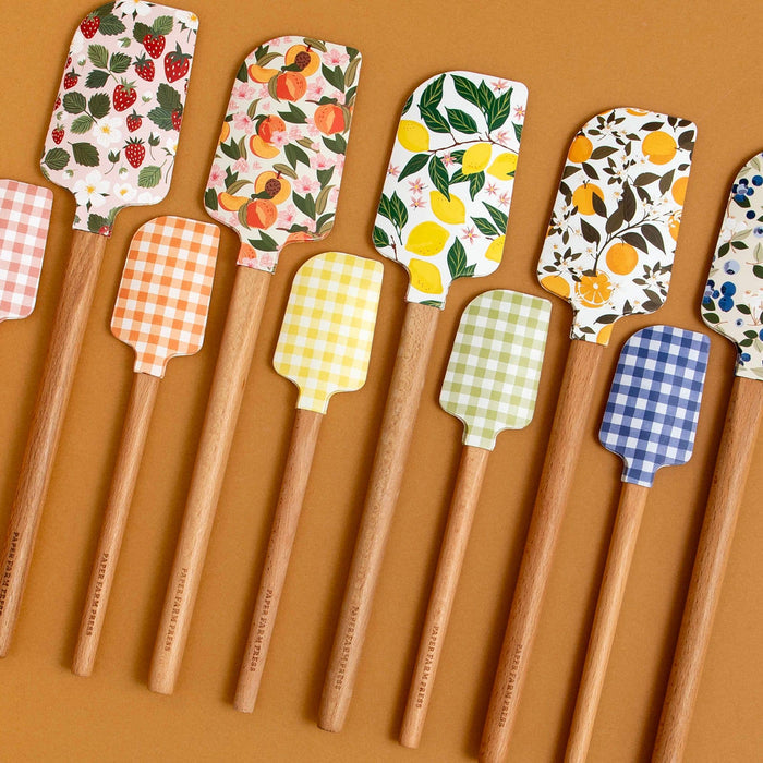 Paper Farm Press - Strawberry Patch Silicone Kitchen Spatulas - Set of 2