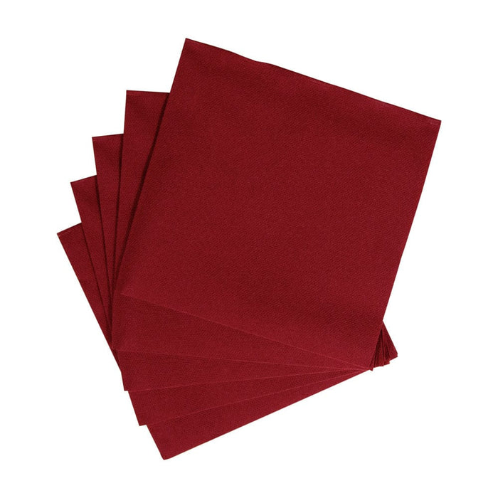 Paper Linen Cranberry Cocktail Napkin
