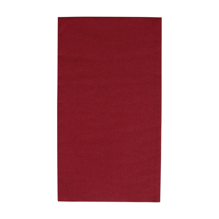 Paper Linen Cranberry Guest Towel
