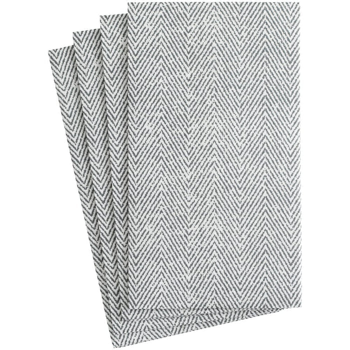 Paper Linen Jute Charcoal Guest Towel