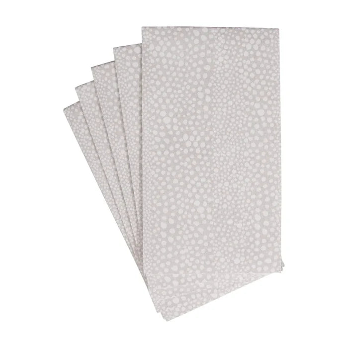 Paper Linen Pebble Grey Guest Towel