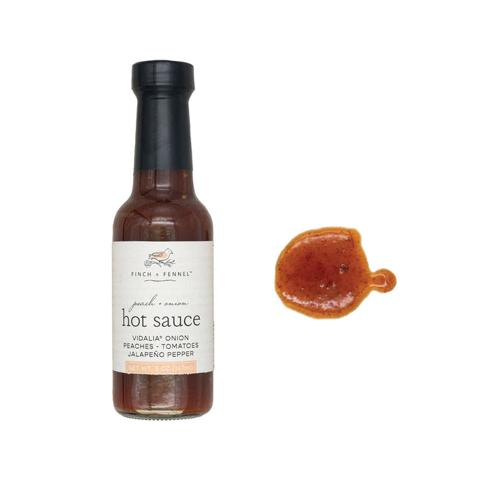 Peach and onion Hot Sauce