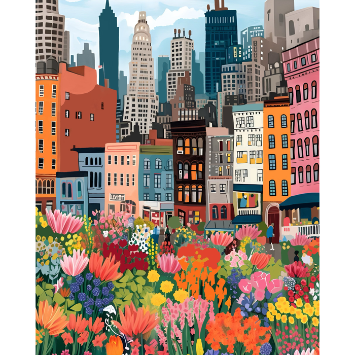 Pink Picasso Kits - Flower Market: NYC