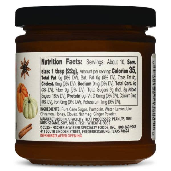 Pumpkin Butter Spread - SEASONAL