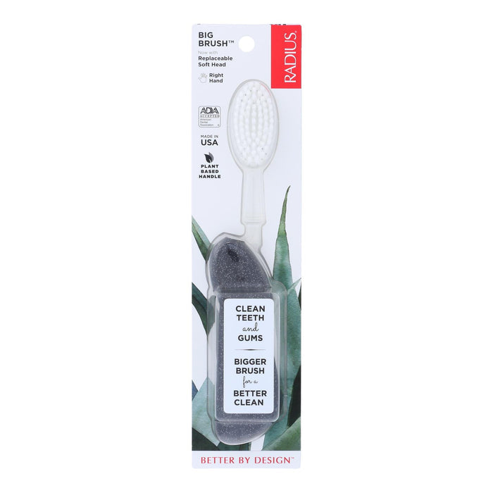 Radius - Original/Big Brush Right Hand Toothbrush Soft Bristles - 1 Toothbrush - Vita-Shoppe.com