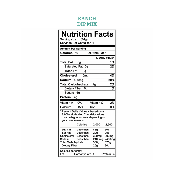 Ranch - .5 oz Kraft Pillow Box