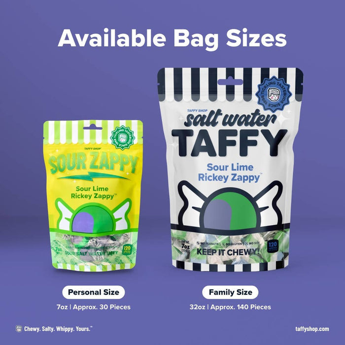 Sour Lime Ricky Zappy™ Taffy