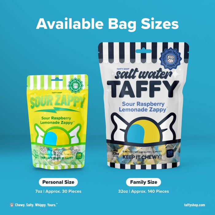 Sour Raspberry Lemonade Zappy™ Taffy