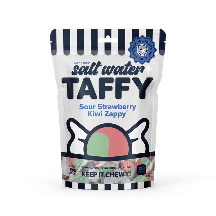 Sour Strawberry Kiwi Zappy™ Taffy
