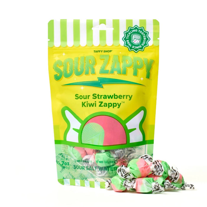 Sour Strawberry Kiwi Zappy™ Taffy