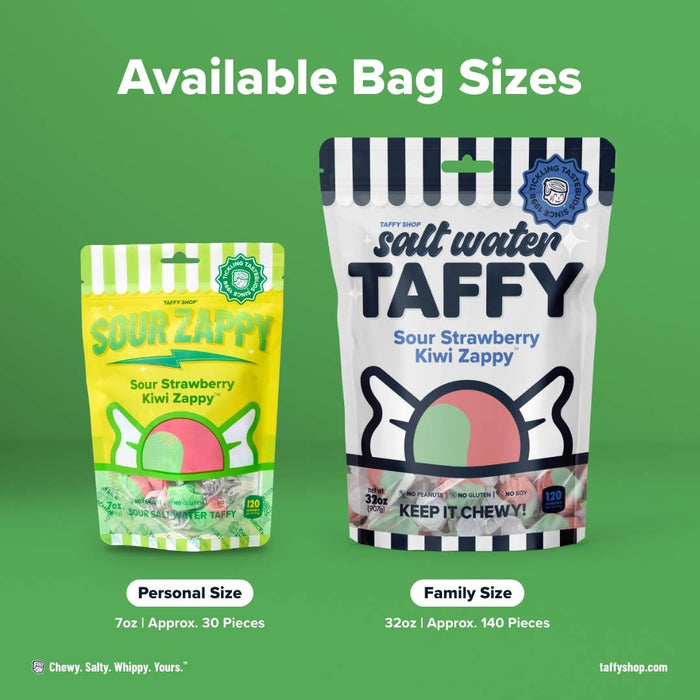 Sour Strawberry Kiwi Zappy™ Taffy