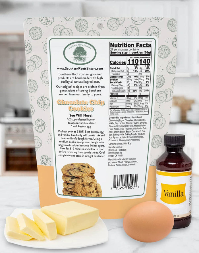 Southern Roots Sisters - Chocolate Chip Cookie Mix