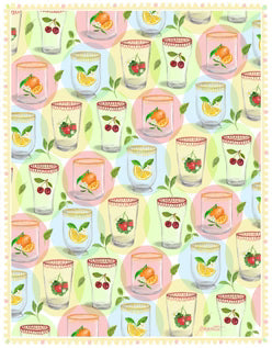 Squeeze the Day Double Sided Tea Towel