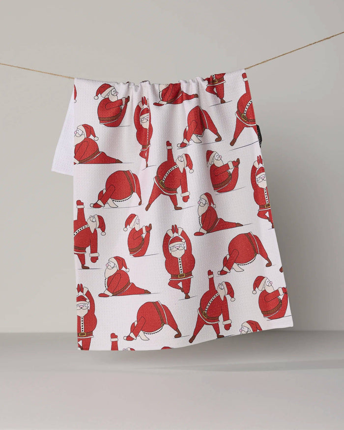 Stretchy Santy Tea Towel - Holiday 2026