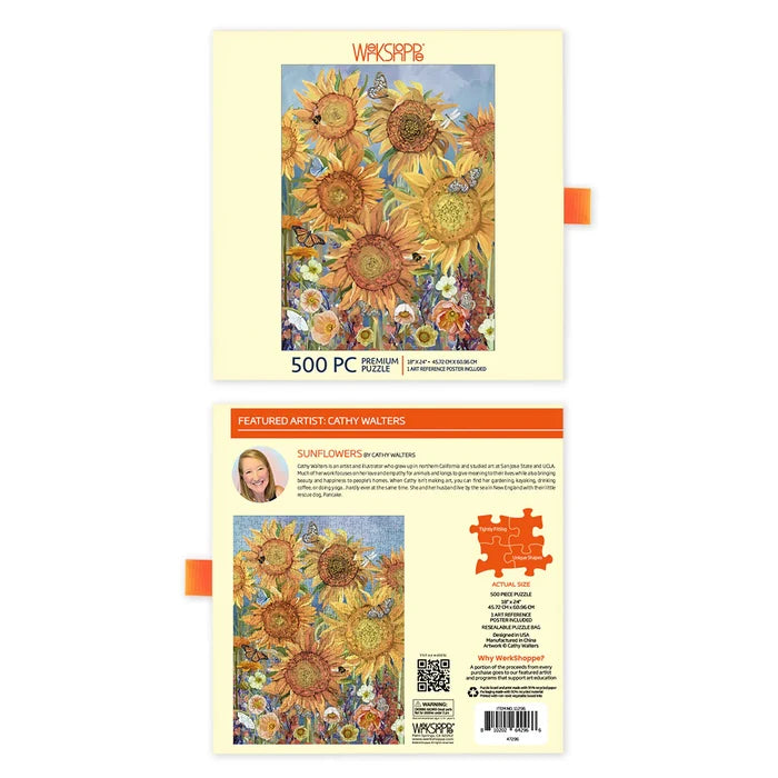 Sunflowers 500 Pc Puzzle