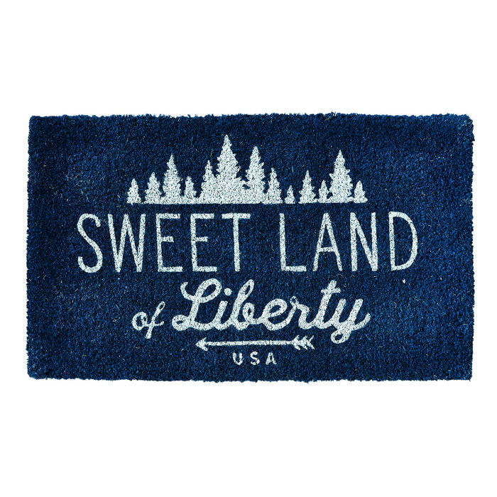 Sweet Land Coir Mat Cobalt