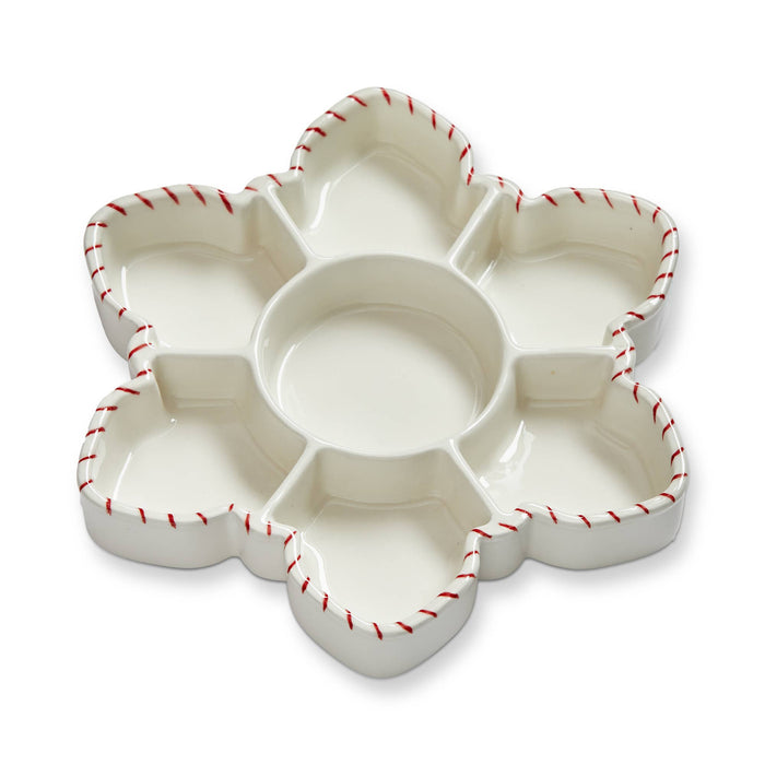 Sweetest Christmas 7-Part Serving Bowls Earthenware, White