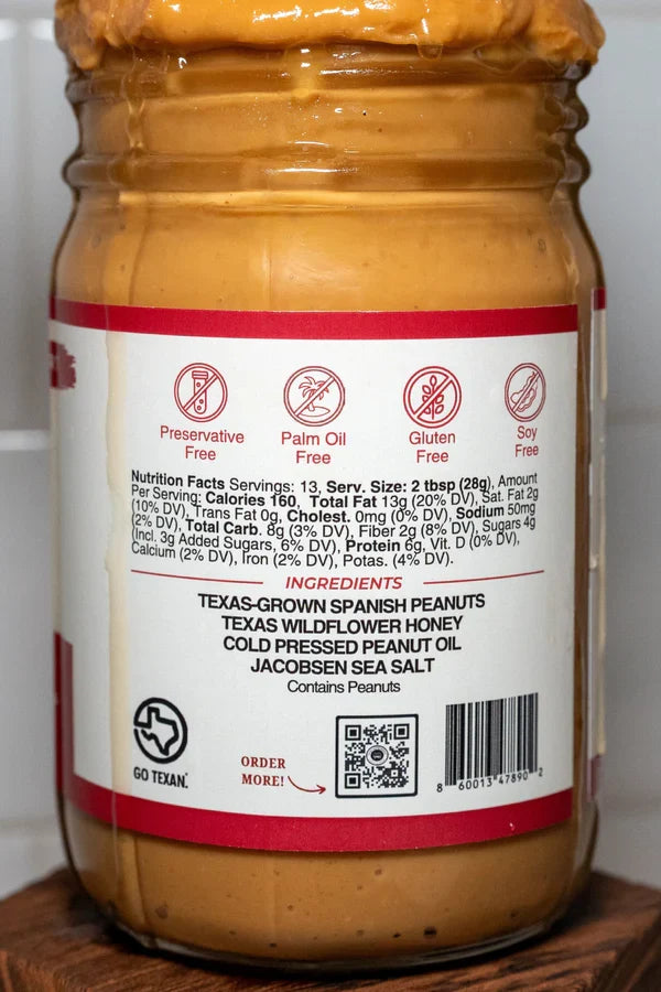 Texas Honey Peanut Butter