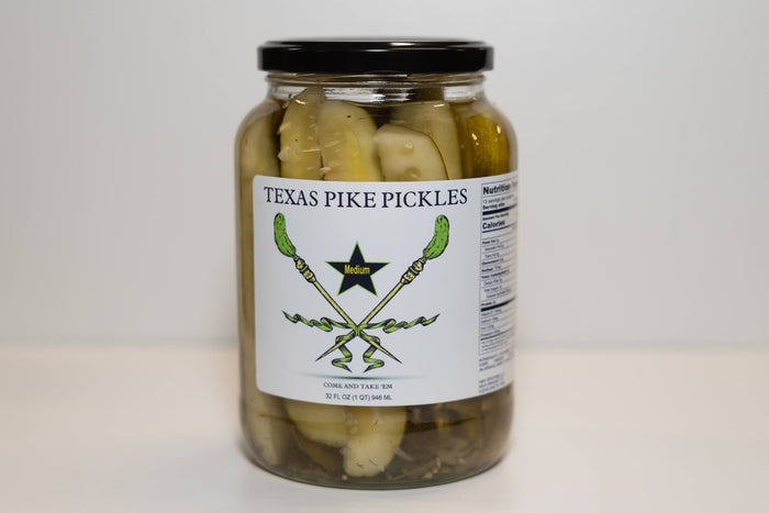Texas Pike Pickles Medium Heat Dill Spears