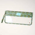 The Darling Effect - Mahjong Tile Keeper Pouch–Everbloom Forest Green