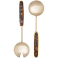 Tortoiseshell Salad Servers Set of 2