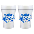 Two Funny Girls - July 4th/Patriotic -  Happy 4th July  Foam Cup (10 Pack)