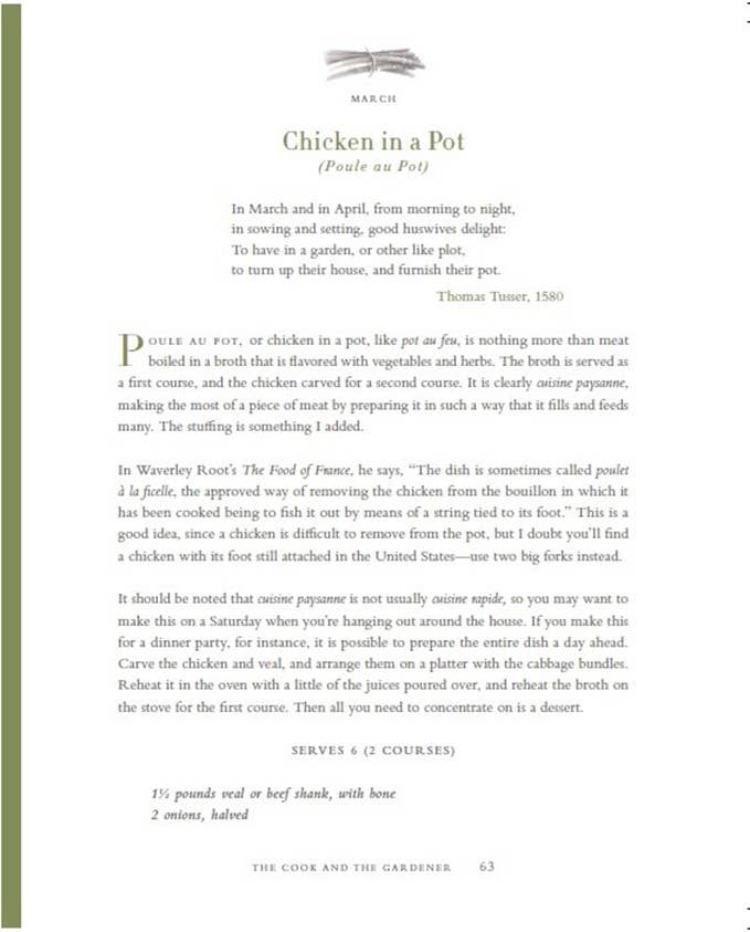 W. W. Norton - The Cook and the Gardener: Recipes and Writings