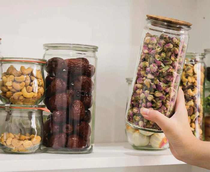 WECK® Cylindrical Glass Jar 1040ml
