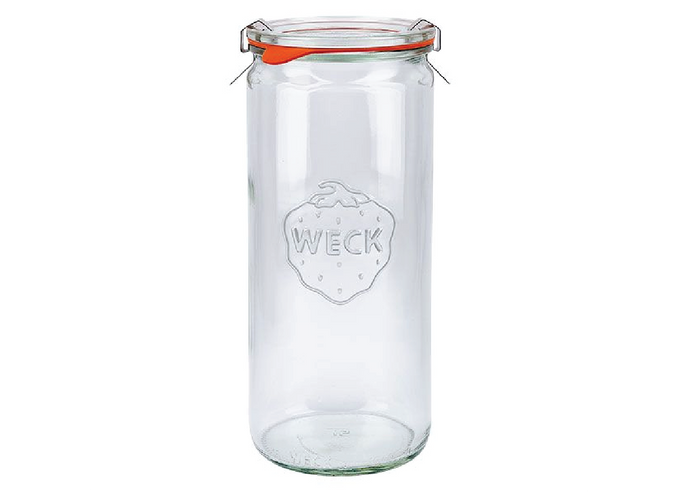 WECK® Cylindrical Glass Jar 1040ml