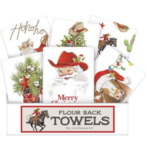 Western Holiday Towel Unit-12- Display Box