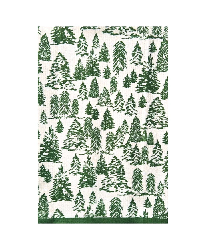 Winter Forest Double Sided Tea Towel