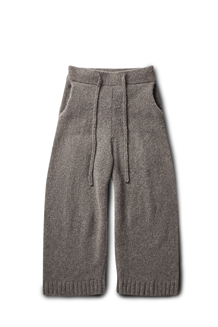 Wool-knit Stacks in Latte Grain