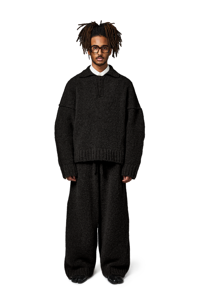 Wool-knit Stacks in Night