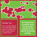 XMAS Anxiety Cocktail Napkin