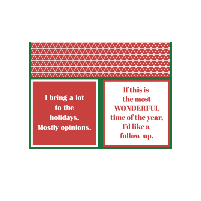 Xmas Most Wonderful Time Cocktail Napkin