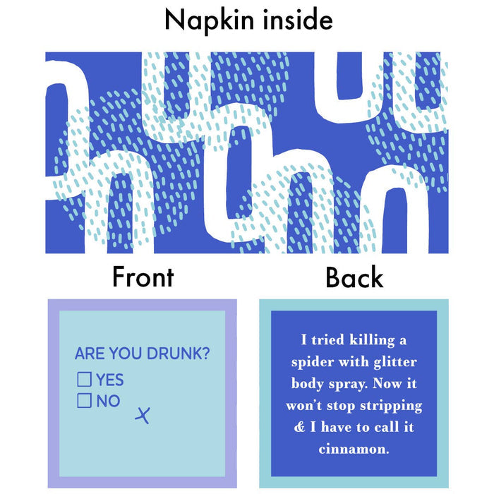 XMAS Music Cocktail Napkin