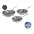 Zwilling Peak 6-pc, Ceramic Hybrid Frying Pan Set